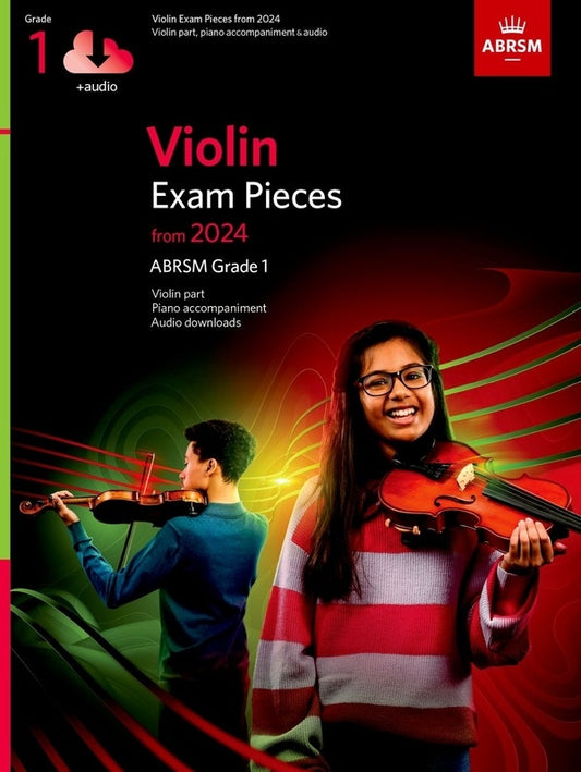 Violin Exam Pieces From 2024 Abrsm Gr 1 Violin/Piano/Audio