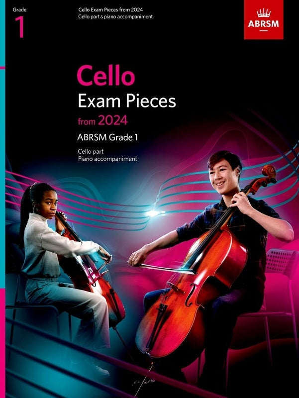 Cello Exam Pieces From 2024 Abrsm Gr 1 Cello/Piano