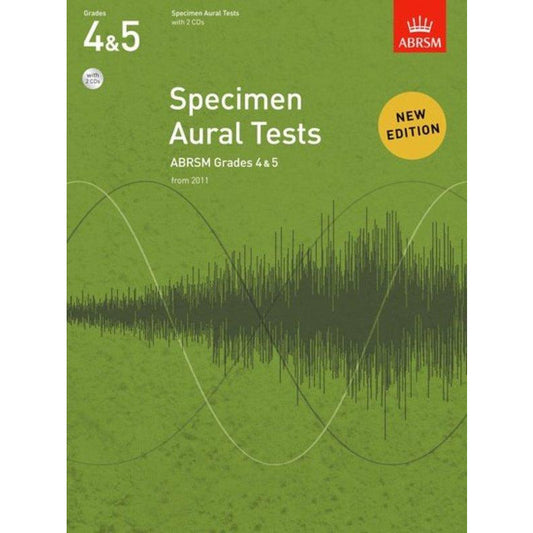 ABRSM Specimen Aural Tests Grade 4-5 Book/Cd 2011