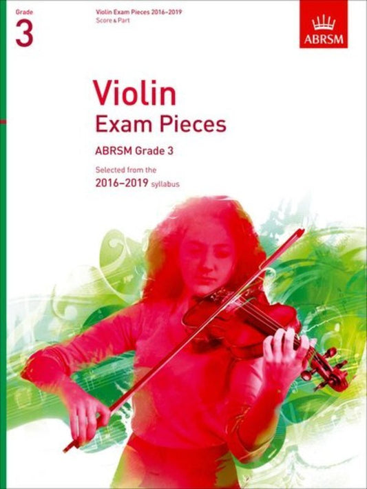 Violin Exam Pieces 2016-19 Gr 3 Vln/Pno