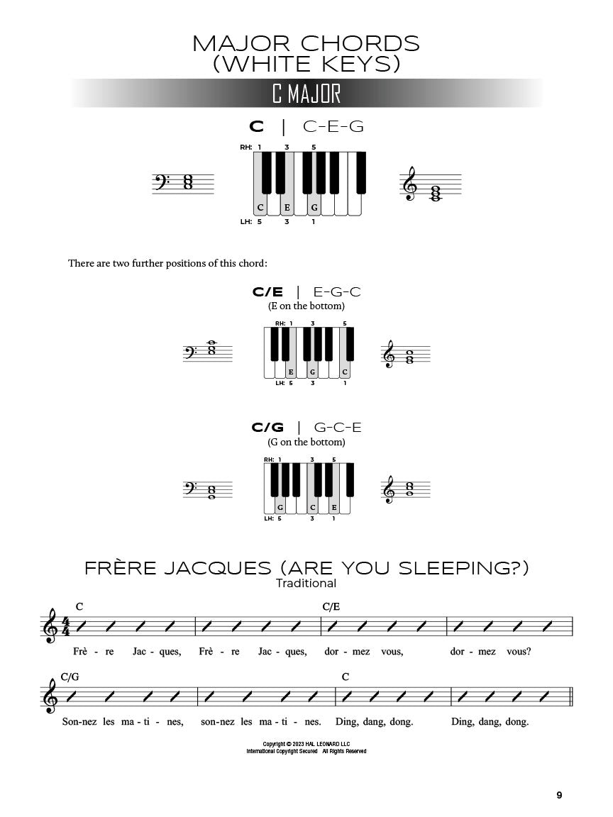 First 50 Chords You Should Play on Piano Book