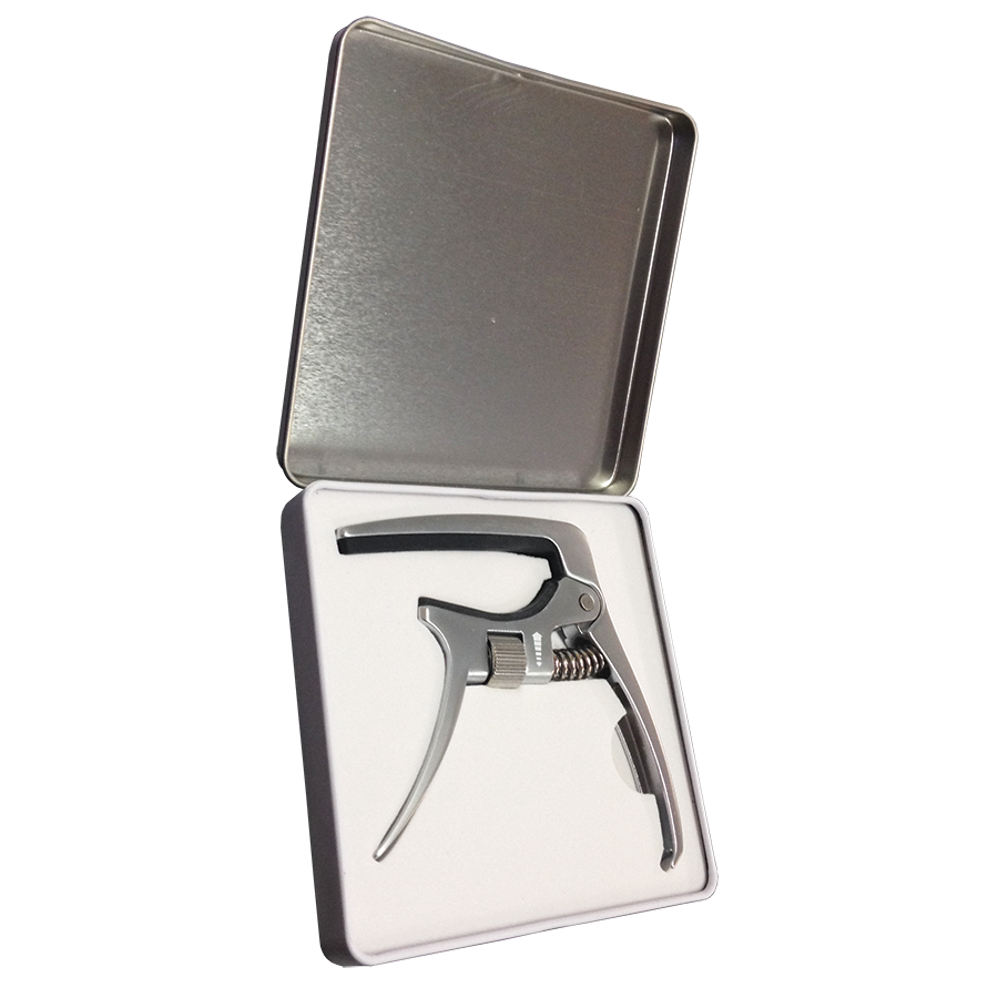 Aroma AC30 Acoustic/Electric Capo - Silver