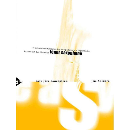 Easy Jazz Conception Tenor/Soprano Sax Book/Cd