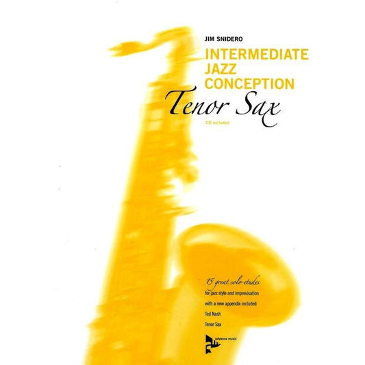 Intermediate Jazz Conception Tenor Sax Book/Cd