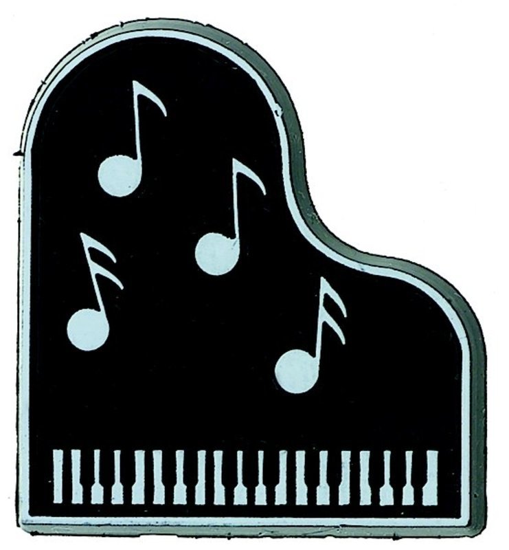 MAGNET GRAND PIANO WITH NOTES