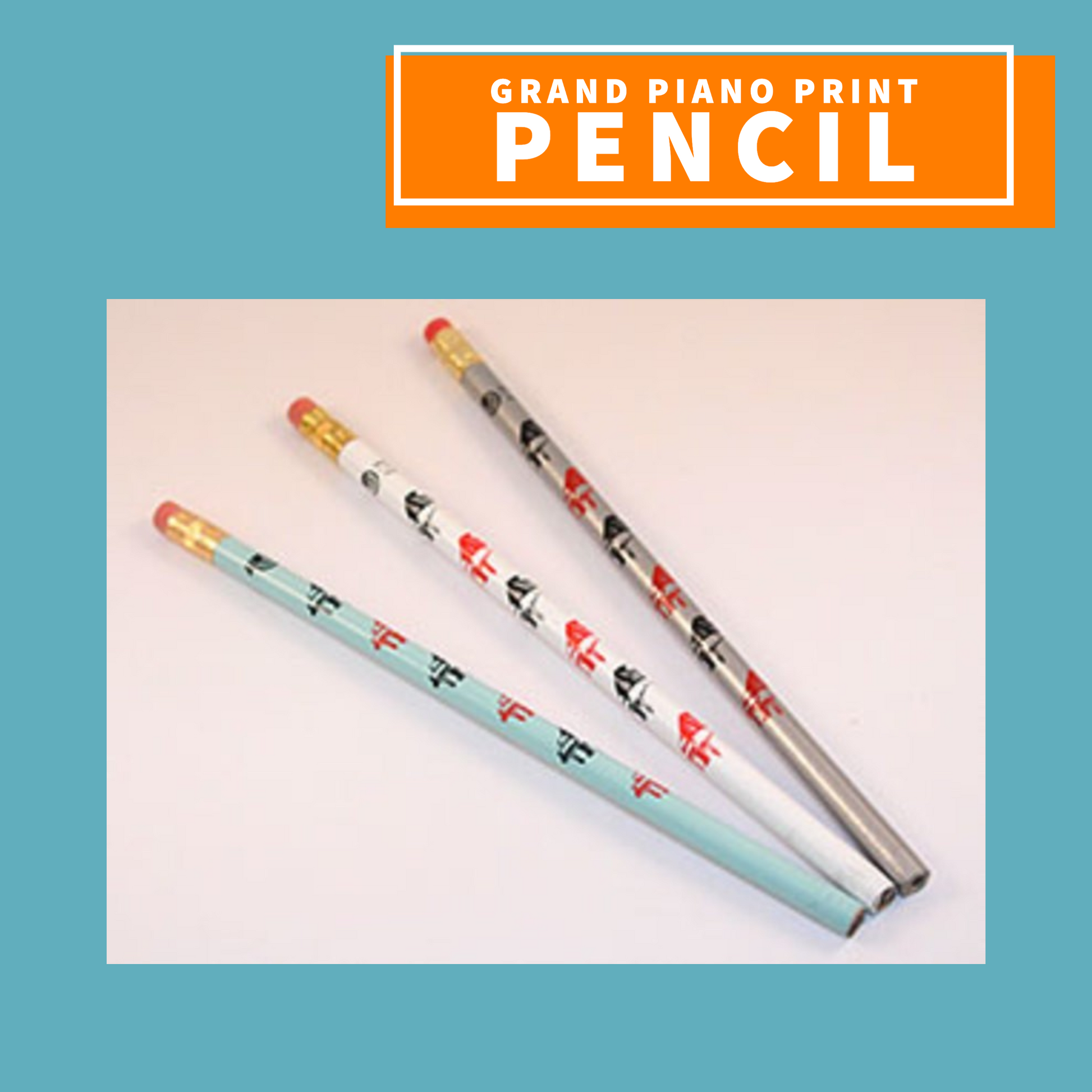 Grand Piano Pencil (Assorted Colours)