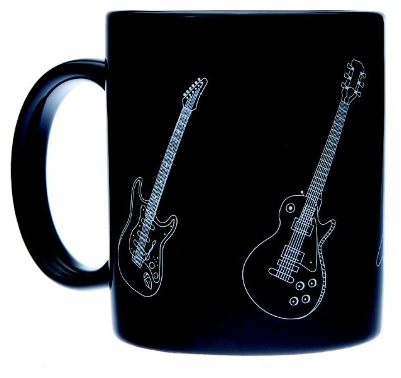 MUG MUSIC DESIGN GUITARS BLACK