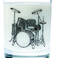 GLASS 5PC DRUM SET BLACK IMPRINT