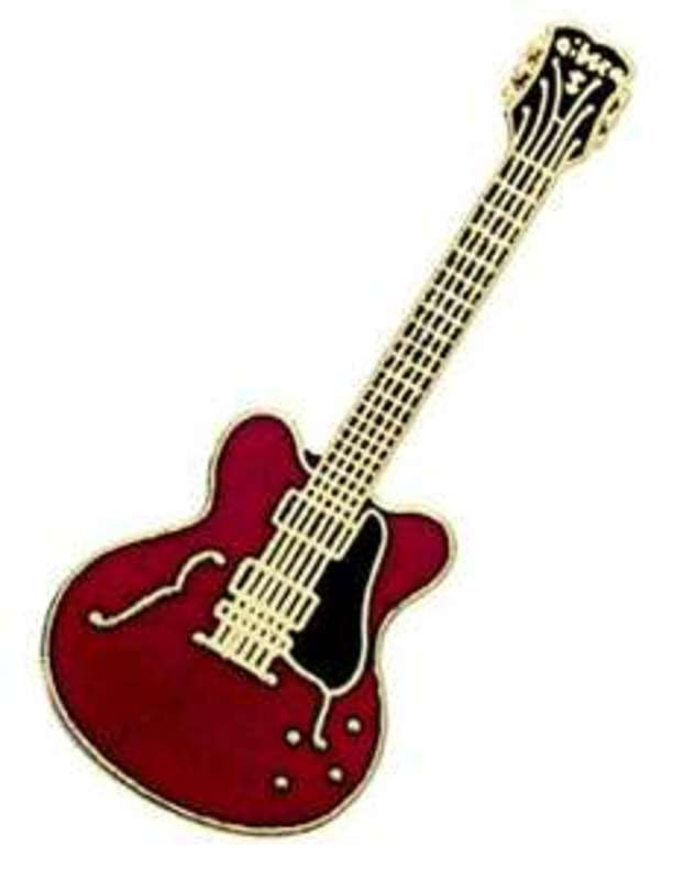 MINI PIN 335 GUITAR RED