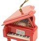 GRAND PIANO ORNAMENT RED