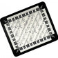 MOUSE PAD KEYBOARD SHEET MUSIC SQUARE B/W