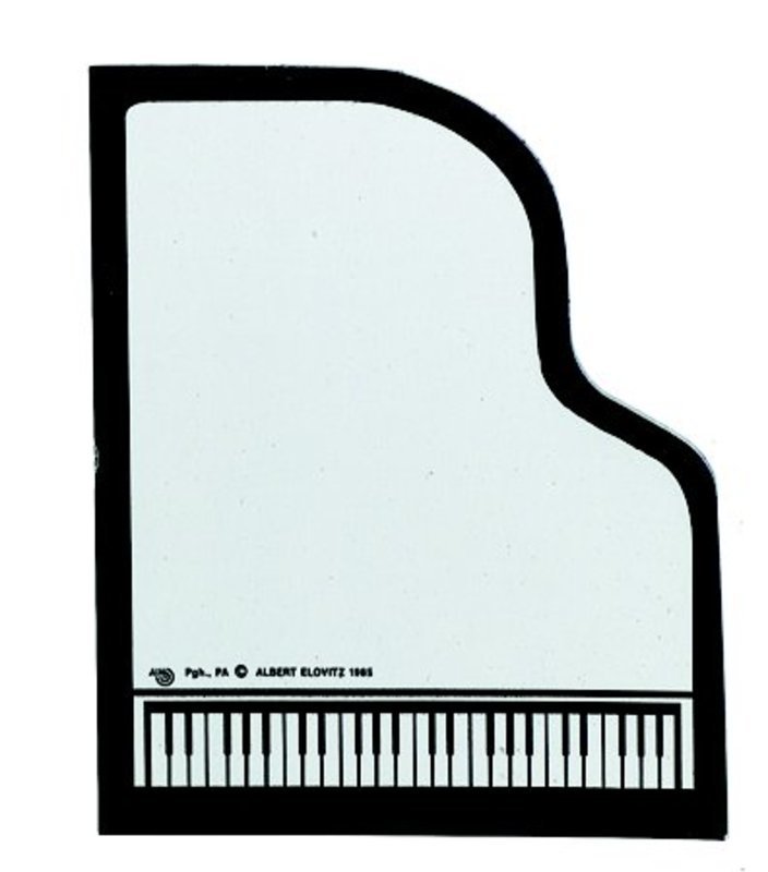 STICKY PAD GRAND PIANO SHAPE