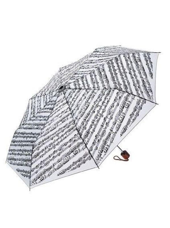 UMBRELLA SHEET MUSIC WHITE TRAVEL