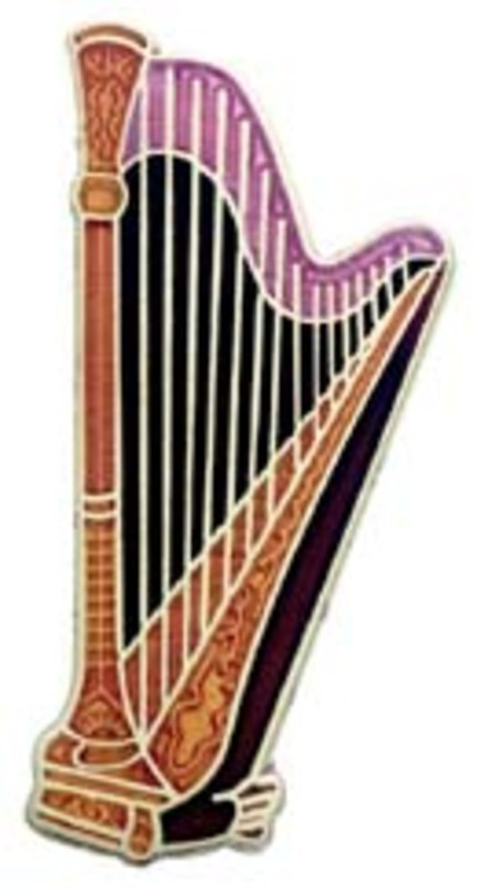 MINI PIN CONCERT HARP