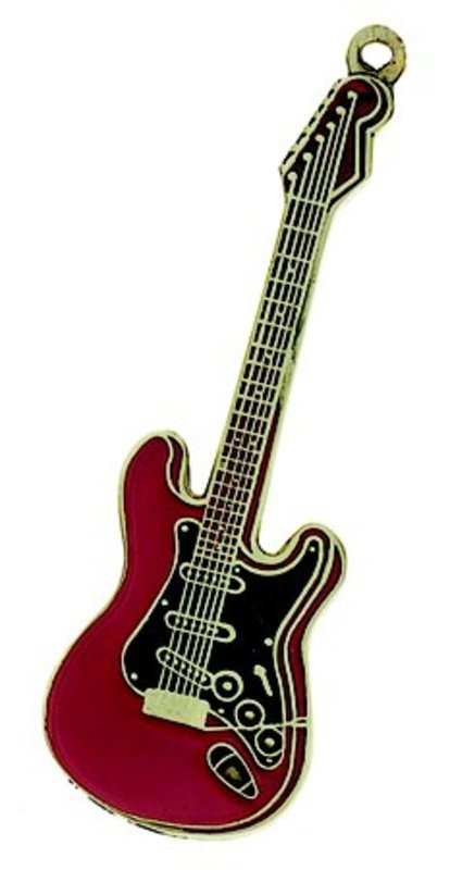 KEYCHAIN STRAT RED