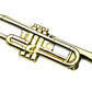 KEYCHAIN TRUMPET POLISHED BRASS