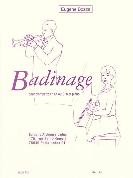 Bozza - Badinage Trumpet/Piano