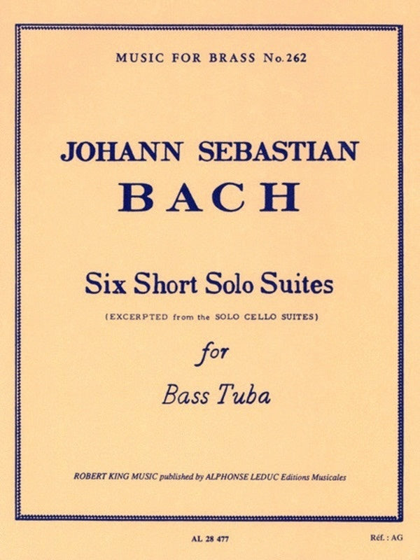 Bach - 6 Short Solo Suites For Tuba