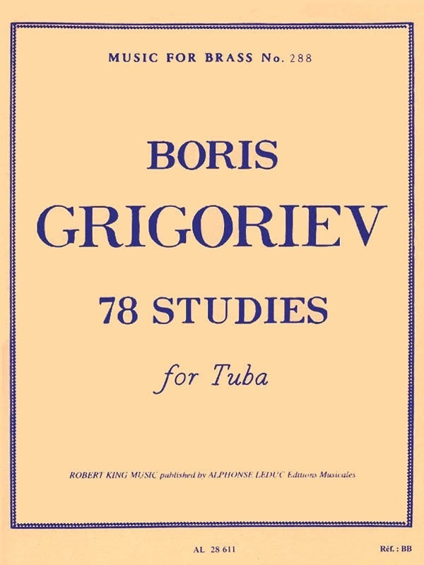 Grigoriev - 78 Studies For Tuba