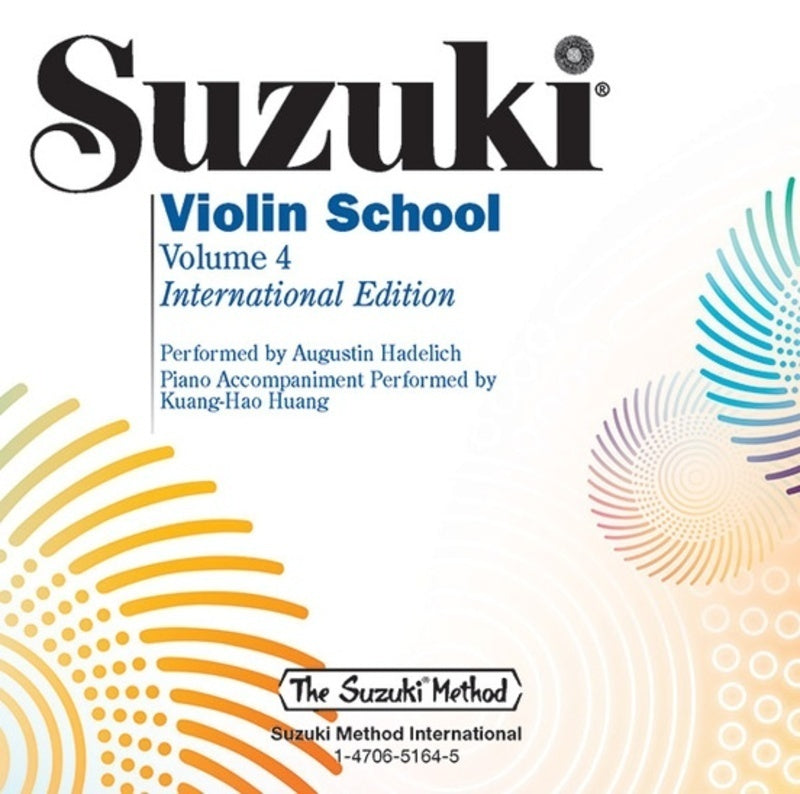 Suzuki Violin School Vol 4 Cd Hadelich