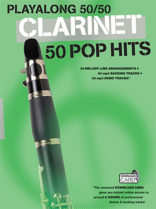 Playalong 50/50 Clarinet 50 Pop Hits