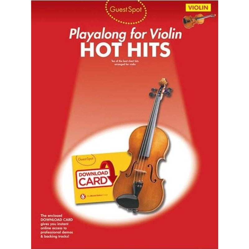 Guest Spot - Hot Hits Play Along for Violin Book/Ola