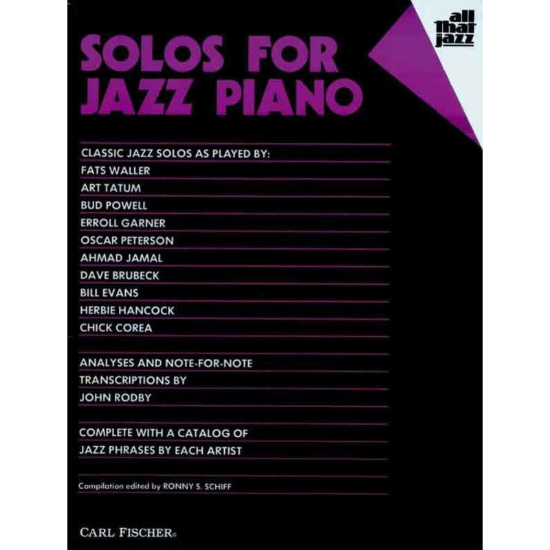 SOLOS FOR JAZZ PIANO - Music2u