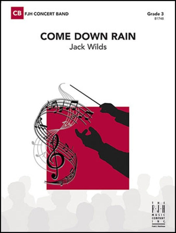 Come Down Rain Concert Band Level 3 Score/Parts