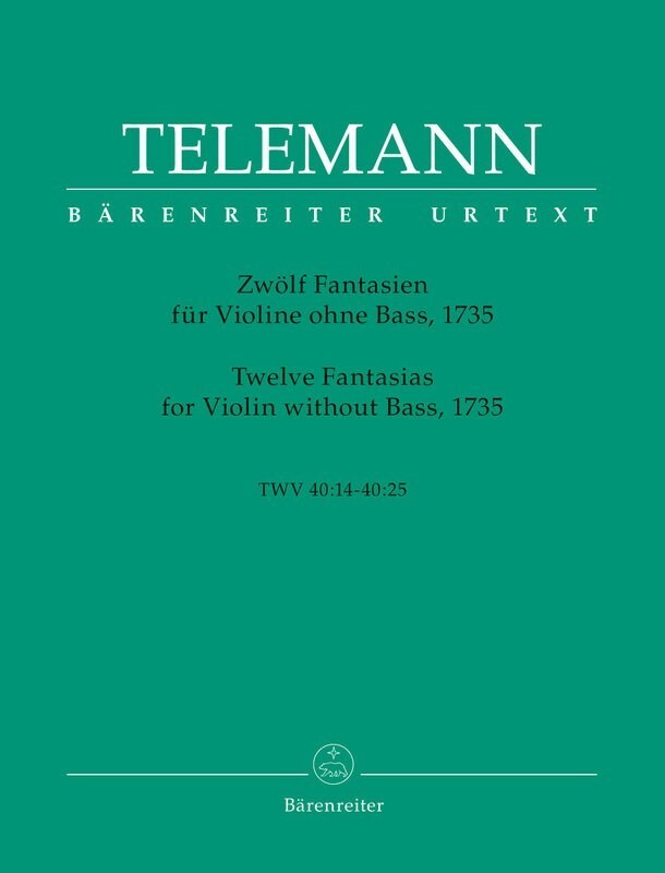 Telemann - 12 Fantasies For Violin Solo