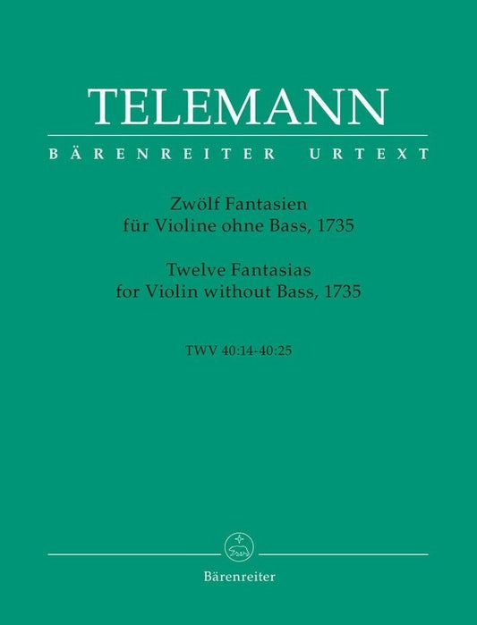 Telemann - 12 Fantasies For Violin Solo