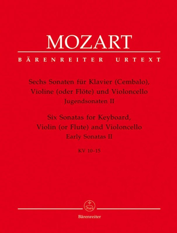 Mozart - 6 Sonatas K 10-15 Flute (Violin)/Cello/Piano