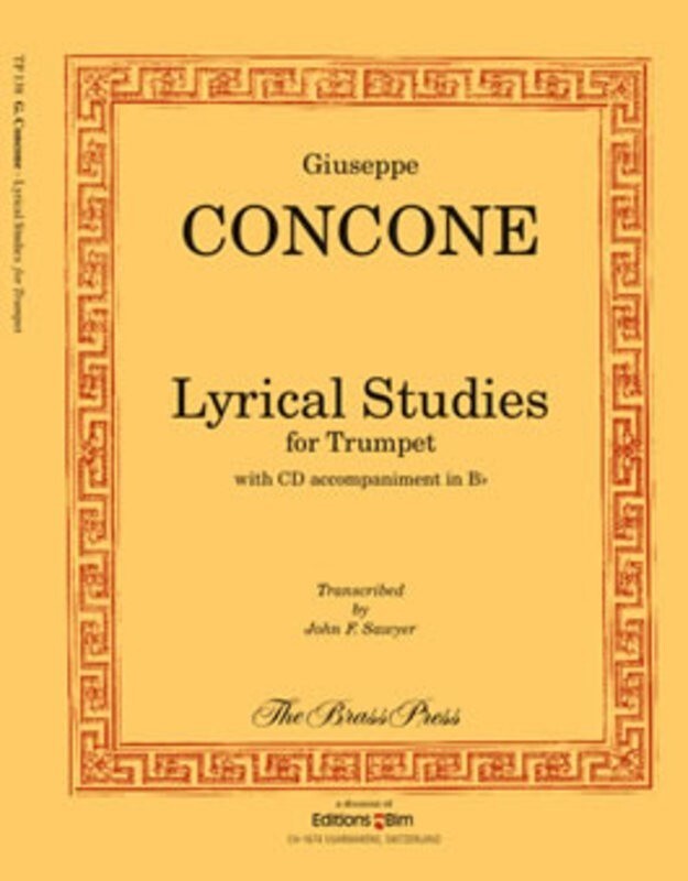 Concone - Lyrical Studies For Trumpet Bk/Cd