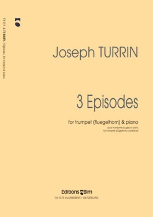 Turrin - 3 Episodes For Trumpet/Piano