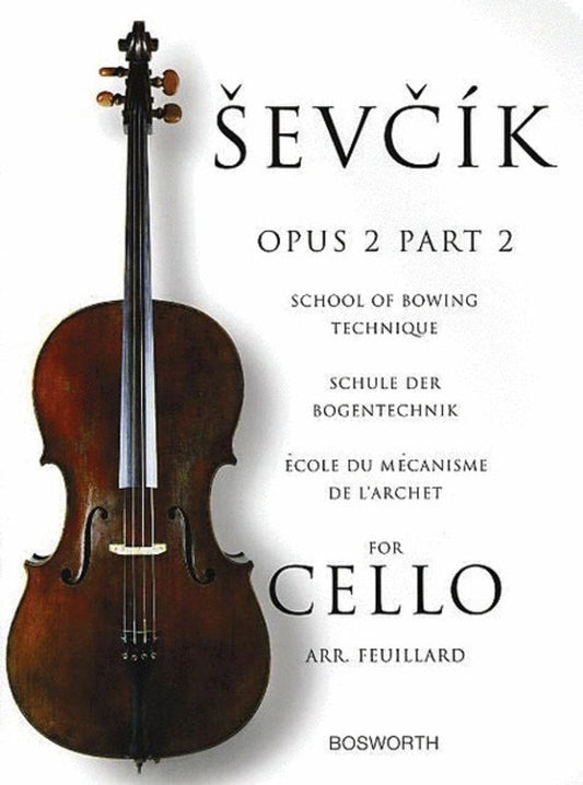 Sevcik Cello Studies Op 2 Part 2 Book