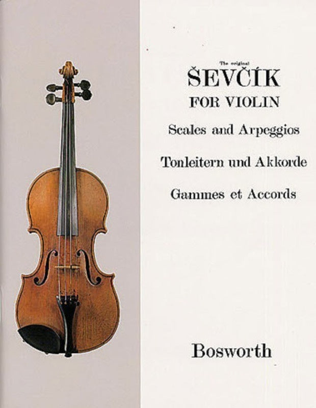 Sevcik Scales Arpeggios Violin Book