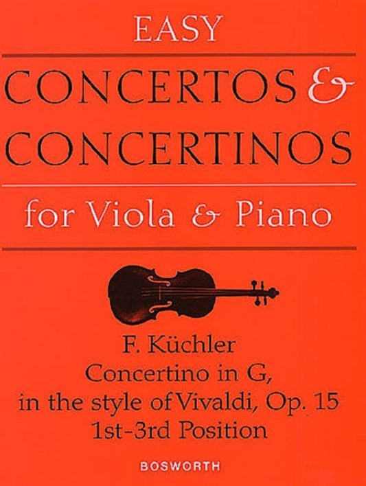 Kuchler Concertino Op.15 Vla/Pno