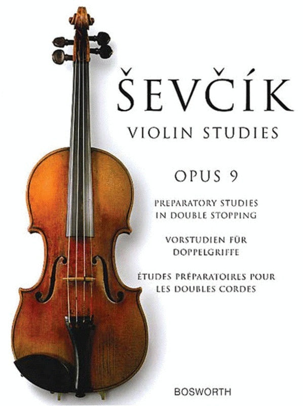 Sevcik Violin Studies Op 9 Book (New Edition)