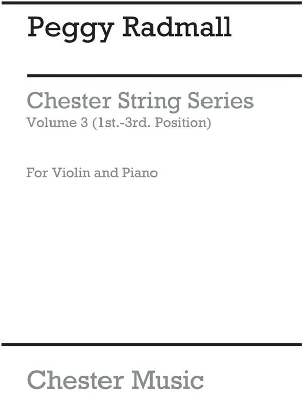 Chester String Series Violin Bk 3