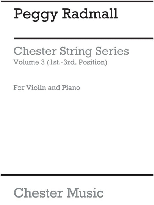 Chester String Series Violin Bk 3