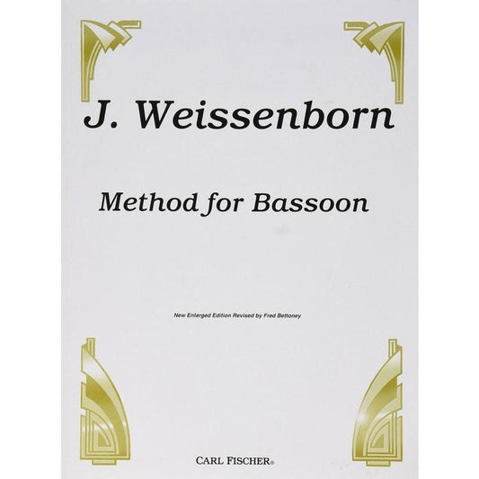 Weissenborn - Method For Bassoon Ed Bettony