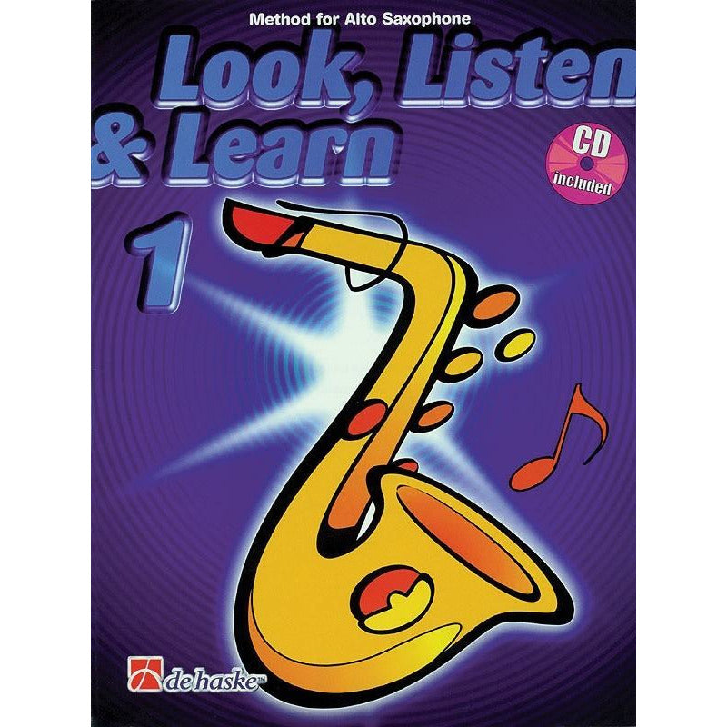 Look Listen & Learn Part 1 Alto Saxophone Book/Cd