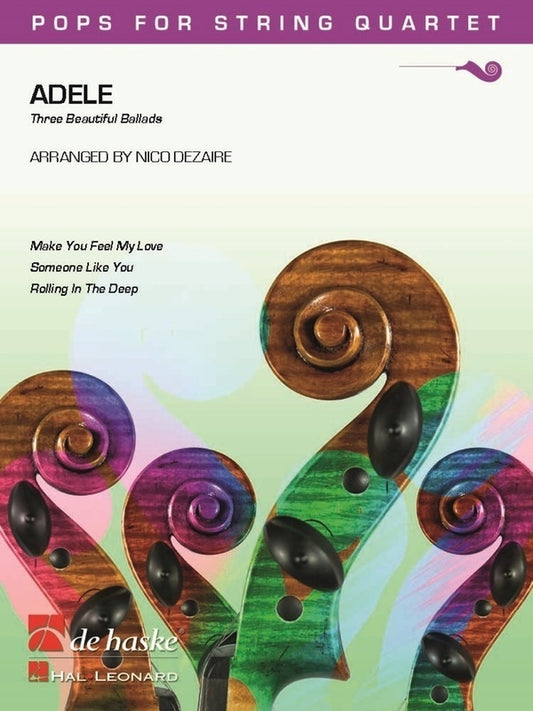 Adele 3 Beautiful Ballads For String Quartet Sc/Pts