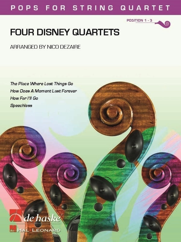 Four Disney Quartets For String Quartet Sc/Pts