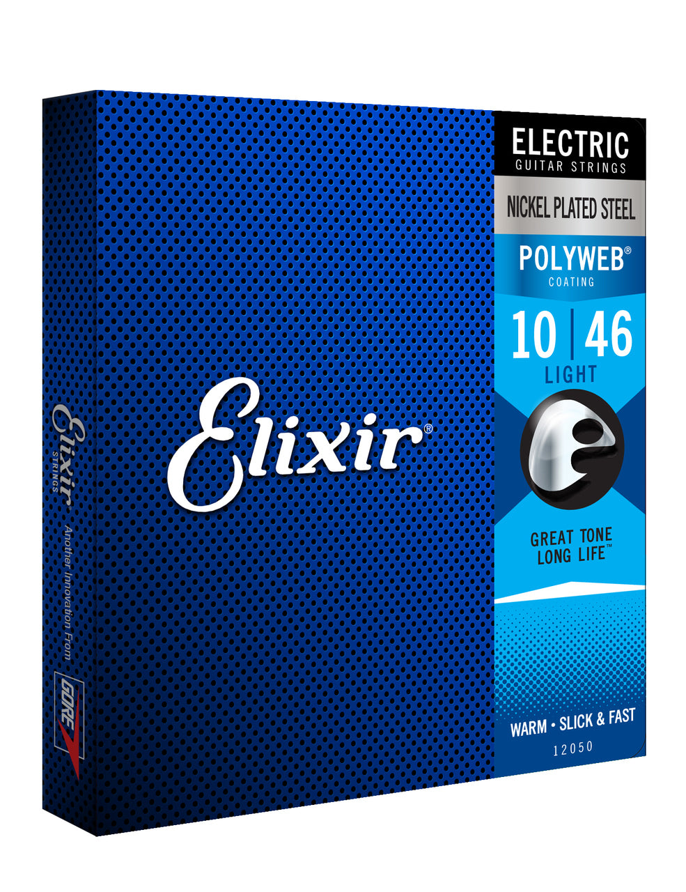 Elixir 12050 Electric Guitar Polyweb Nickel Light String Set 10-46