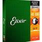 Elixir 14502 Acoustic Bass Guitar Nanoweb 80/20 Bronze Light String Set -45-100