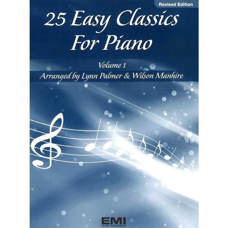 25 Easy Classics For Piano - Volume 1 Book (Revised Edition)