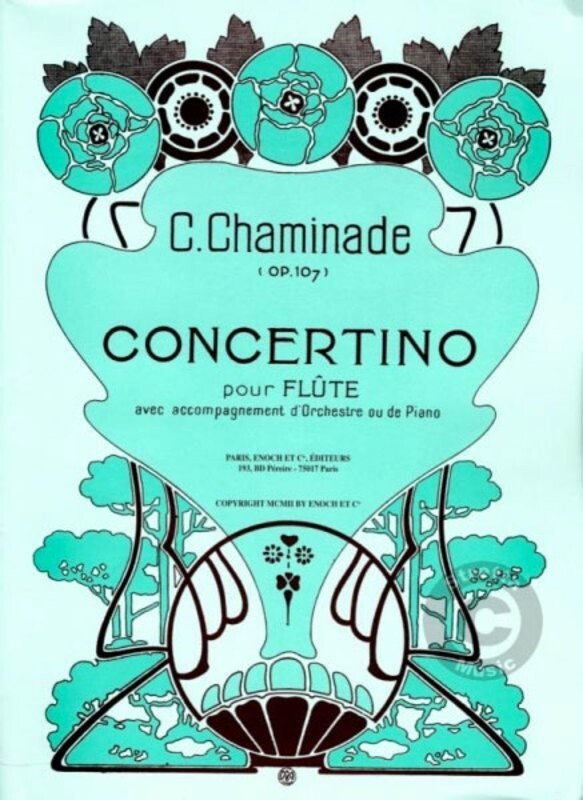 Chaminade - Concertino Op 107 Flute/Piano