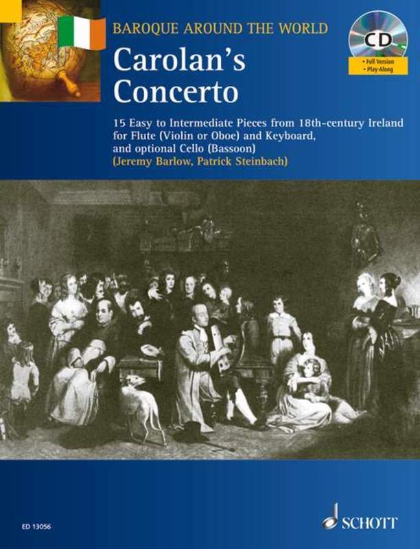 Carolans Concerto Flute (Vln Or Ob)/Pno Bk/Cd