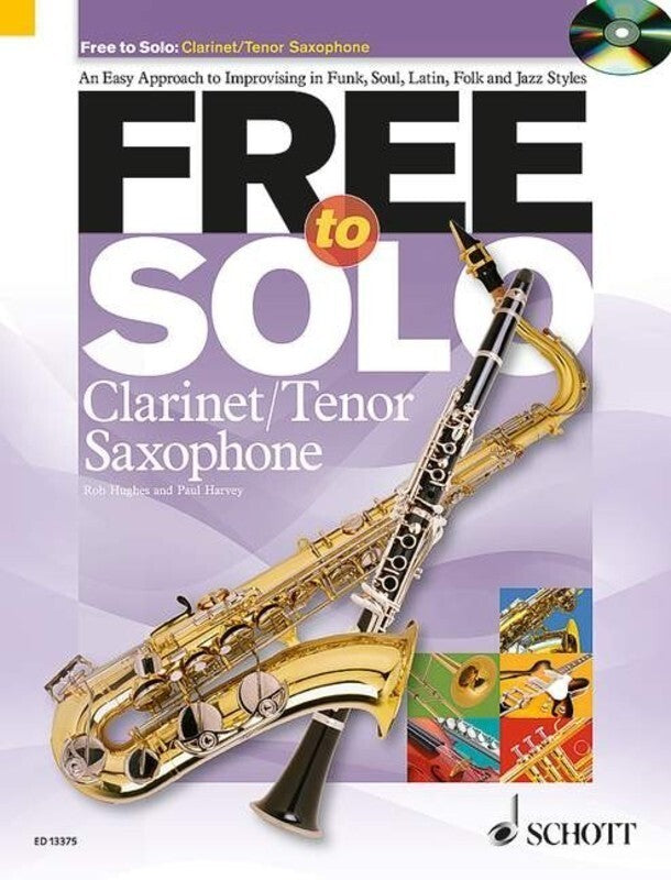 Free To Solo Clarinet/Tenor Sax Bk/Cd