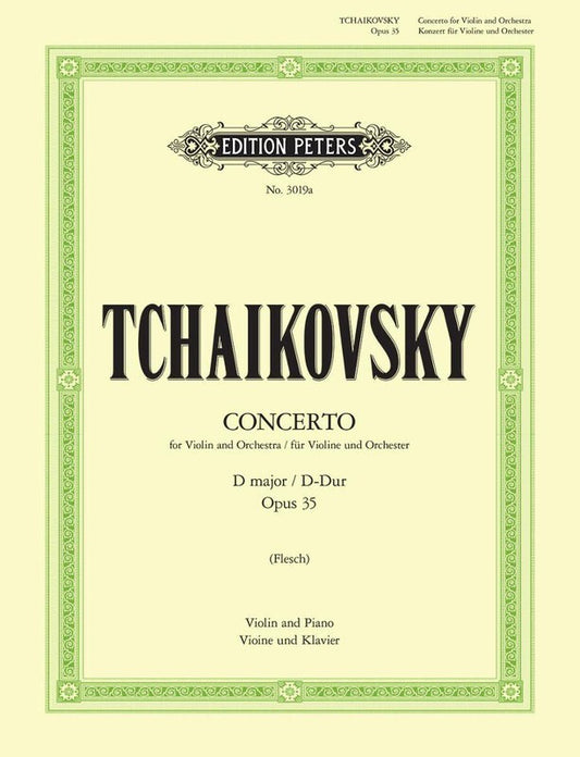 Tchaikovsky - Concerto In D Op 35 Violin/Piano